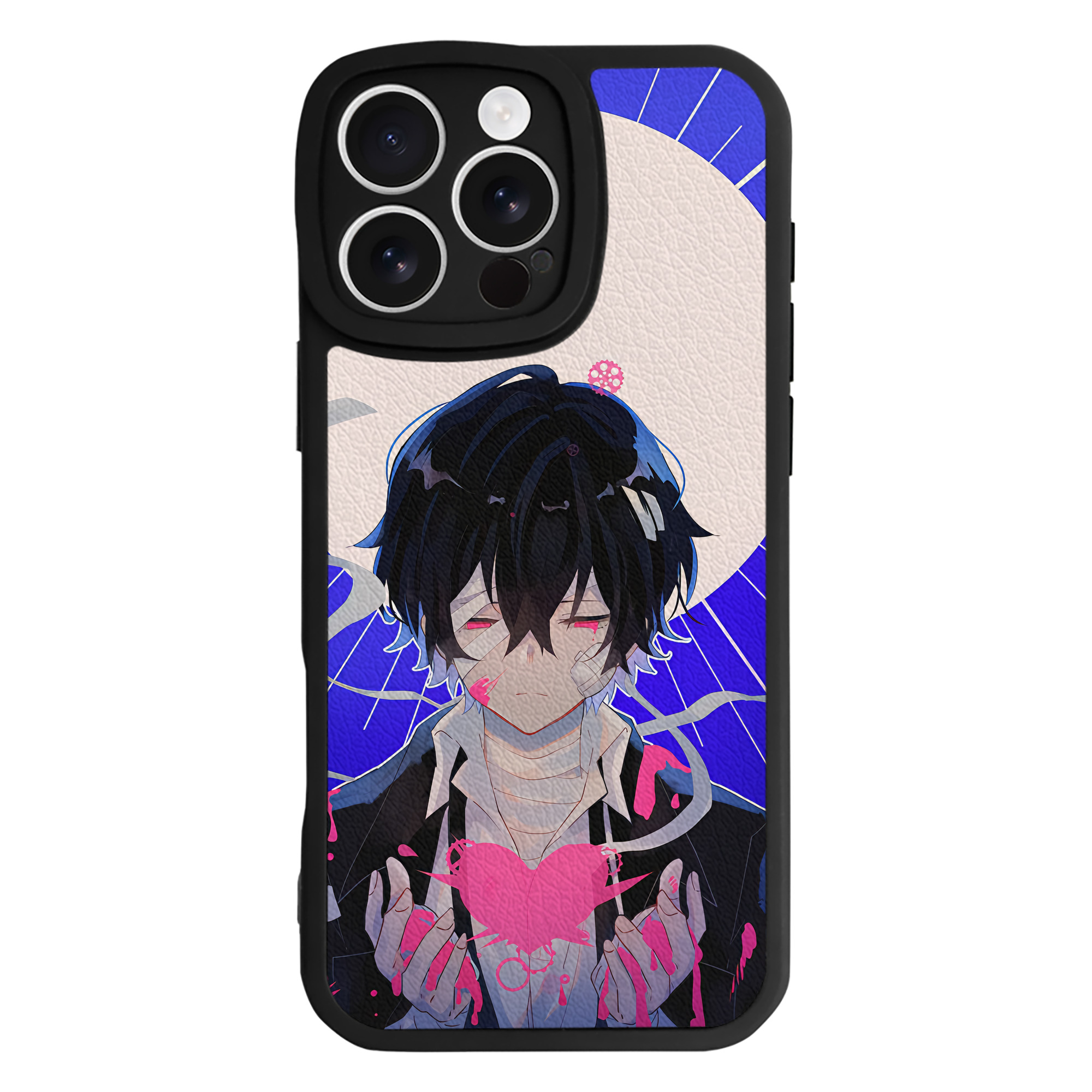 （画像用） 文豪ストレイドッグス Bungo Stray Dogs 【iPhone 16シリーズ対応】シリコンスマホケース（レザー調） 材質：シリコン